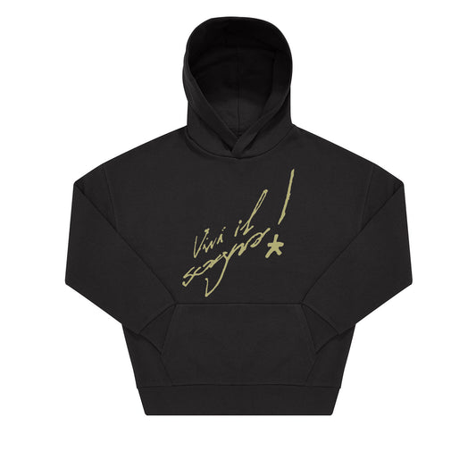HOODIE "VIVI IL SOGNO" BLACK